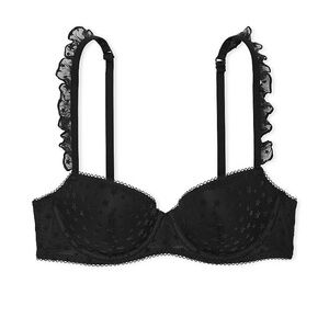 Victoria's Secret PINK - Black Star Lace Bra - Size 36D